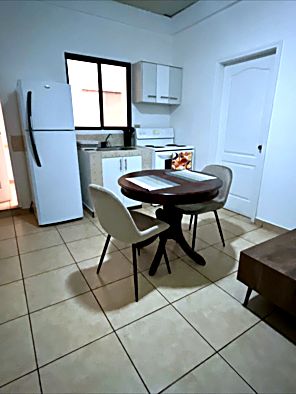 Comedor y cocina, Apartamentos Trébol